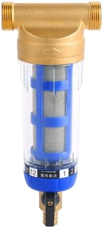 Spin Down Water Filter – Brass Pre Filter with Stainless Steel Mesh Sedimen by Unknown