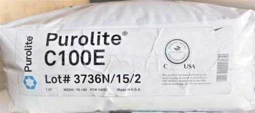 Purolite C-100E Cationic Resin Replacement for Water Softener 1 CuFt Bag Media - Image 2