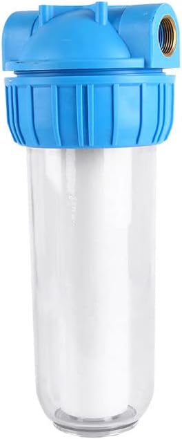10in Water Filter Housing with 1in Brass Port, Clear - Image 3