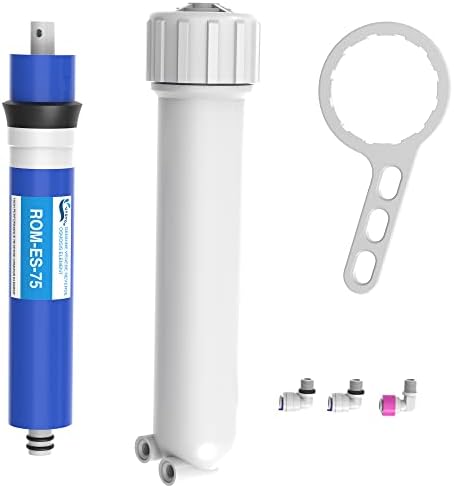 75 GPD RO Membrane Filter Replacement with Reverse Osmosis Housing by Vegebe