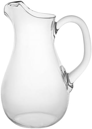Restaurantware 57 oz Clear Polycarbonate Water Pitchers, 9 1/2 In, 1 Ct - Image 2