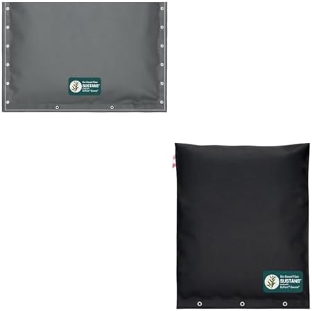Backflow Preventer Insulated Cover 24×30 in & 36×24 in, Pressure Vacuum Breaker Cover with 8 Layers Thick Fabric, Sprinkler Valve Insulation Pouch for Winter Freeze Protection by ZELARMAN