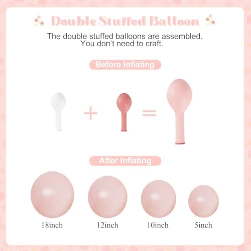 Dusty Pink Balloon Arch Garland Kit for Bridal Shower Birthday Decorations - Image 7