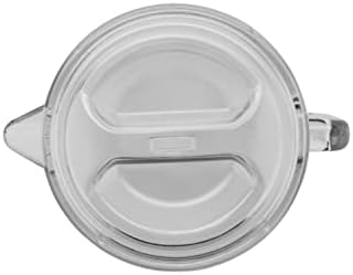 G.E.T. P-3064-1-CL-EC BPA-Free Textured Scratch-Resistant Plastic Pitcher with Lid, 2 Quart (64 Ounce), Clear (Pack of 12) - Image 3