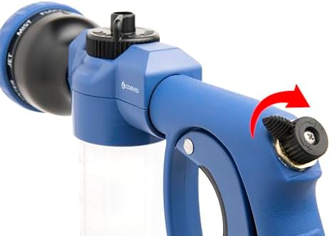 Corvid Adjustable Nozzle with Soap Dispenser, 8-Pattern Spray Hose Nozzle for Cleaning Cars, House, and Pets - Lightweight Plastic Design - Image 6