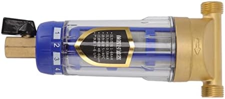 Cyclonic Sedimentation Water Filter G1/2in Backwashing Pure Copper Whole House Water Filter for Washer - Image 4