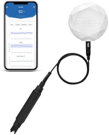 Crystal Smart Water Monitor for Salt Water Pools & Hot Tubs (New Model) by CrystalWaterMonitor