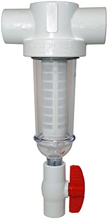 Merrill MFG 1-Inch Spin Down Sediment Water Filter, PVC T-Style with 100 Mesh Screen for Well and Irrigation Filtration - Image 5