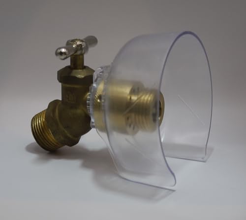 Hose Bibb Cover & Brass Anti-Siphon Backflow Preventer Combo - Image 4