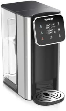 Vortopt UR05 Countertop Water Dispenser, Leak-Proof, 3S Heat, 4L Tank by Vortopt