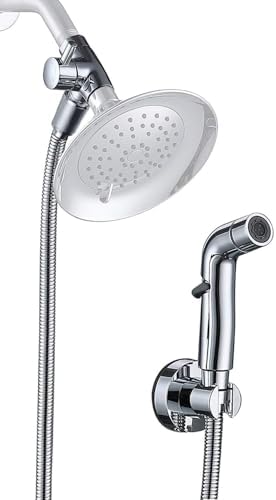 G-Promise 2 Mode Dog Shower Attachment with Extra Long Hose Adhesive Mount by G-Promise