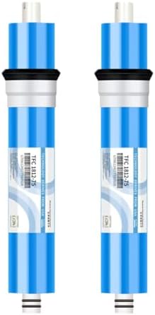 2-Pack of Reverse Osmosis Membrane Replacement Filters, Suitable for Under-Sink Reverse Osmosis Systems and Whole-House Drinking Water Filtration Systems(1812-75G) by Unknown