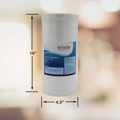 Envig K3 Iron and Hydrogen Sulfide 4.5” x 10” Whole House Water Filter Replacement, Catalytic Carbon KDF, Reducing Hydrogen Sulfide, Iron, Sediment, Chlorine, Chloramine, DBPs, PFAS/PFOS, Heavy Metal - Image 5