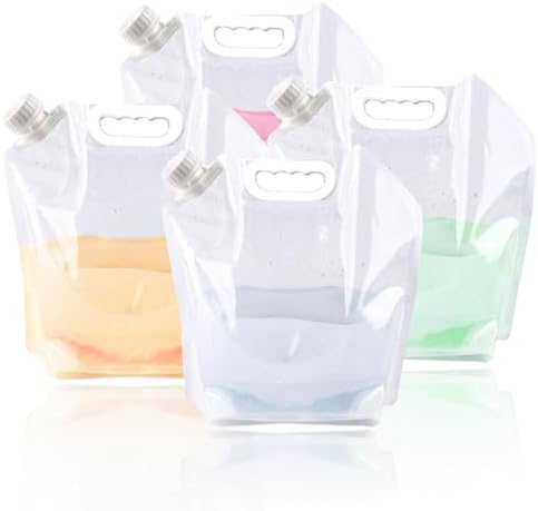 SUPANT Collapsible Emergency Water Jug Container Bag, Freezable, BPA Free Plastic Water Carrier Tank, Outdoor Folding Water Bag for Sport Camping Riding Mountaineer Backoacking, Food Grade by SUPANT
