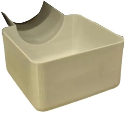 Washing Machine Filter Drain Tray, Washer Drain Tray, Water Guide Basin for LG Washing Machine Drain Filter Runoff Collects Excess Water ABS Material 19x8x8cm Black White 1Piece - Image 3