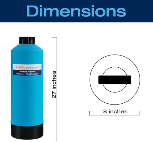 H&G Lifestyles Whole House Water Softener 24,000 Grains,700,000 Gallons - Image 2