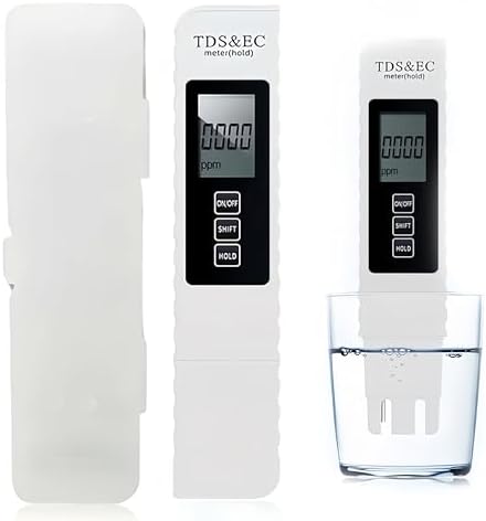 4 in 1 TDS Meter Digital Water Tester, 2026 New Water Quality Tester with EC Temp Color Display for Drinking Water Aquariums Hydroponics Pools (1 Pcs) by AYNUUY