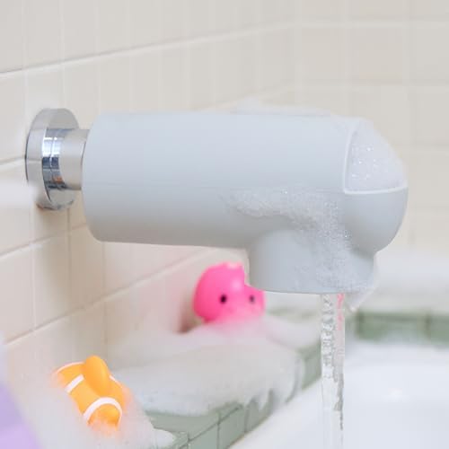 Munchkin® Bath Spout Cover for Baby, Silicone Tub Faucet Guard, Grey - Image 3