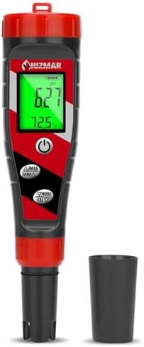 UIUZMAR Digital pH Meter pH TDS EC Meter for Hydroponic Solution by UIUZMAR