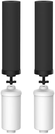 Waterdrop Gravity Water Filter, 2 Carbon Filters and 2 Fluoride Filters by Waterdrop