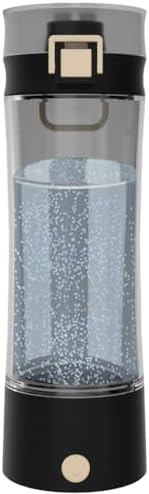Hydrogen Water Bottle Hydrogen Alkaline Water Generator Ionizer Hydrogen Rich Water Maker Machine Rechargeable and Portable with SPE and PEM Technology(Summer Tan) by GOSOIT