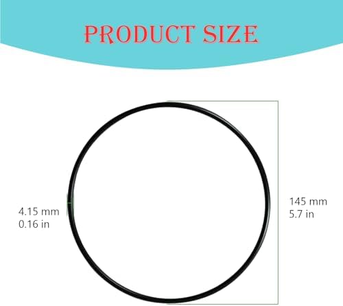 AppliaFit O-Ring Gasket Seal Compatible with GE HHRING / WS03X10054 for Fits Whole Home Filtration Models GXWH30C, GXWH35F, GNWH38F, GNWH38S, GXWH40L（3PCS）. - Image 2