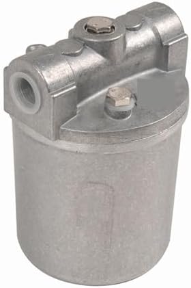 SSIMOO Burner Diesel Oil Strainer Filter 3/8" 1/2" Large Size Diesel Fuel Filter Water Separator for Burner and Boiler Aluminum Cup Kindly (Size : 3/8 inch) by Unknown