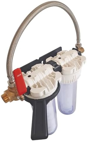AQUAWATER - Double Filter Station with Filter and descaling cartridges - Cartridge Duration 6 Months - French Production - Image 3