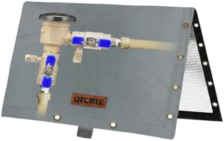 RICHIE 2-Way Opening Backflow Preventer Cover (5°F) Heavy-Duty 5-Layer Insulated Enclosure, All-Weather Protection for Outdoor Pipe, Irrigation Sprinkler Valve, Well Water Pump, 24" W x 24" H Grey by RICHIE