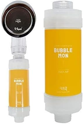 BUBBLEMON [Suitable for any shower head] Vitamin C Shower Filter,Hard Water Softener,Chlorine Free,Skin Moisturizing,AromaTherapy,Easy Installation,Brighter Skin & Hair, Made in Korea - Image 3