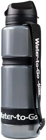 Water-to-Go Active Water Purifier Bottle, 26oz (White) by WATERTOGO