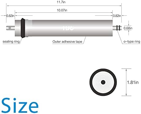 Reverse Osmosis Membrane 1812-80 Water Filter Replacement for Reverse Osmosis System 11.75"x1.75" Under Sink RO Drinking Purify for House, fit for 75GPD 100GPD RO system, high salt rejection - Image 5