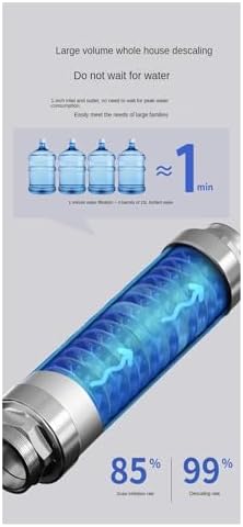 YPMart Whole House Water Softener System,Salt Free Descaler System,Big Flow Hard Water Filter Remove Scale and Chlorine for Home Office - Image 4
