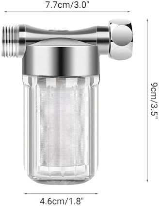 Brass Sediment Filter, Washing Machine Water Filter Garden Hose Sediment Filter for Electric Water Heater Shower - Image 4