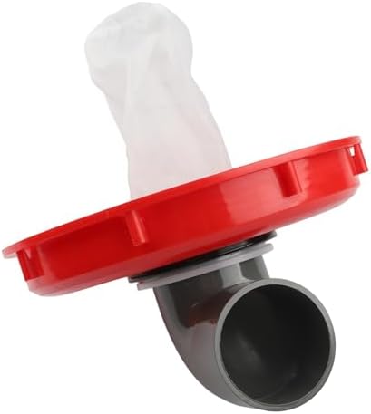 IBC Lid Filter Cover for Rainwater Harvesting, 45/90 Degree Tote Adapter with Washable Nylon Screen, Fits 163mm and 245mm Tank Openings, Plastic Guard(DN225 90°) by Unknown