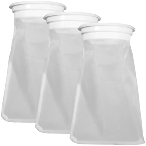IBC Tote Filter 3Pcs 5.3" x 250mm IBC Lid Filter Fine Mesh Rain Barrel Nylon Washable Reusable Replacement Rain Water Barrel Screen Water by DAGLLGEW