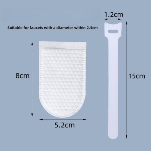 20 Pack Washable Faucet Debris Filter Screens (20 Pads + 2 Hook-Look) - Image 3