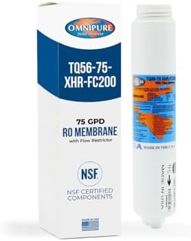 Omnipure 75 GPD Encapsulated TFC RO Membrane TQ56-75-XHR-FC200 by ESPWater