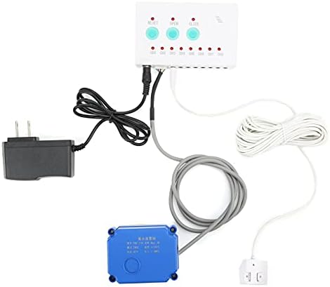 Cryfokt Water Leaking Sensor, Audible Overflow Protection Detector with DN25 Shutoff Valve, Sound Light Alarm 8 LED Indicators for Water Pipe Heating System Central Air Conditioni (US Plug) - Image 5
