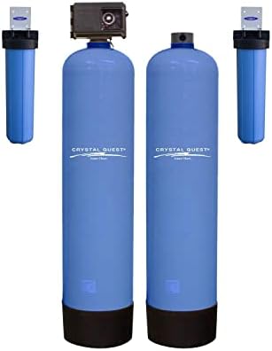 Smart High Flow Whole House Water Filter | 20 GPM (4+ Bathrooms) | Includes Anti-Scale System | Crystal Quest by CrystalQuest