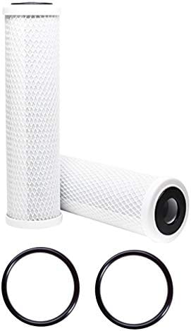 CFS RO Carbon Pre and Post Filter Set for FX12P GXRM10RBL PNRV12-2 Pack by CompleteFiltrationServices