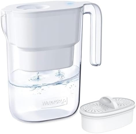Waterdrop PT-05W Water Filter Pitcher, 7-Cup Capacity, NSF Certified, White by Waterdrop