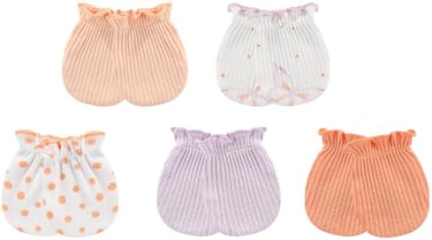 MAMIMAKA Newborn Baby Boy Girl Caps Mittens Socks Set Cotton Baby Essentials Accessories (Hats+Gloves+Socks) - Image 3