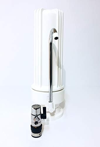Premier Countertop Water Filter: Dual Stage Drinking Water Filtration System + Faucet Diverter Valve Adapter - Image 3