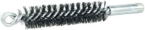 Weiler 44035 1-1/4" Double Spiral Flue Brush, .012 Steel Fill, Made in The USA by WeilerAbrasives