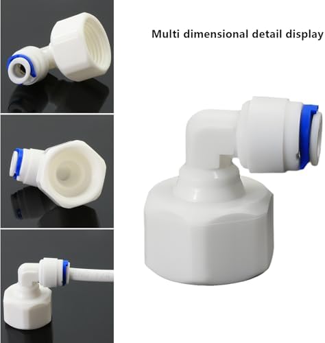 1/2"F Elbow to 1/4" Push-Fit for RO Water Filter, 5 Pcs - Image 2