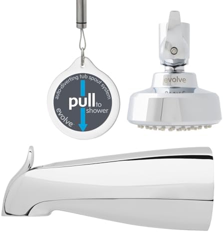 Evolve ShowerStart® Express Tubspout and Showerhead Combo at 1.25 GPM Hot Water Saving System by ShowerStart