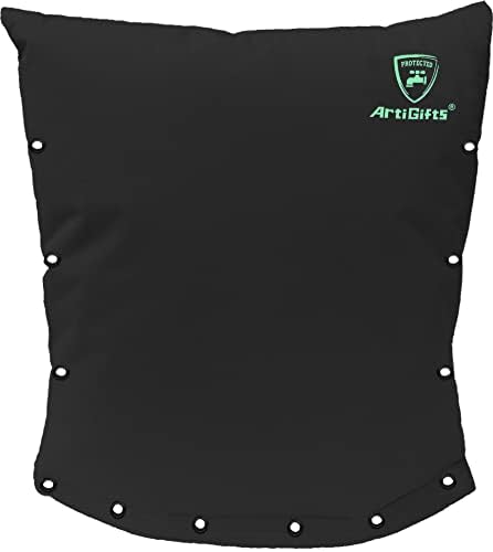 Pro Insulated Pouch - Backflow Insulation Cover for Winter Freeze Protection, Black, 20’’W x 25’’H - Measure Before Purchase by ArtiGifts