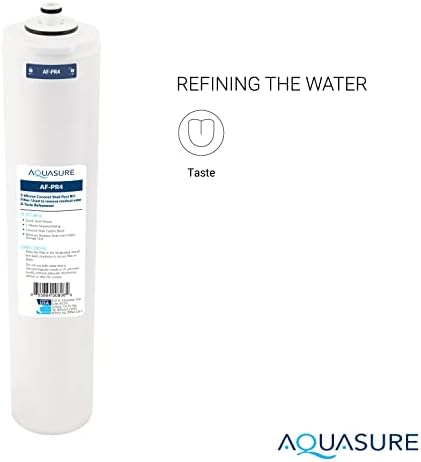 Aquasure Premier Series Complete 4-Stage Quick Twist Filter Replacement Cartridge Bundle Set AF-CP75 | Compatible with AS-PR75 4-Stage Under Sink Reverse Osmosis RO Water Filtration System - Image 5