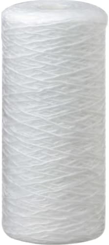 Pentair OMNIFilter RS22 Sediment Water Filter, 10-Inch, Whole House Heavy Duty Big Blue String Wound Replacement Cartridge, 10" x 4.5", 5 Micron, White by PentairOmniFilter